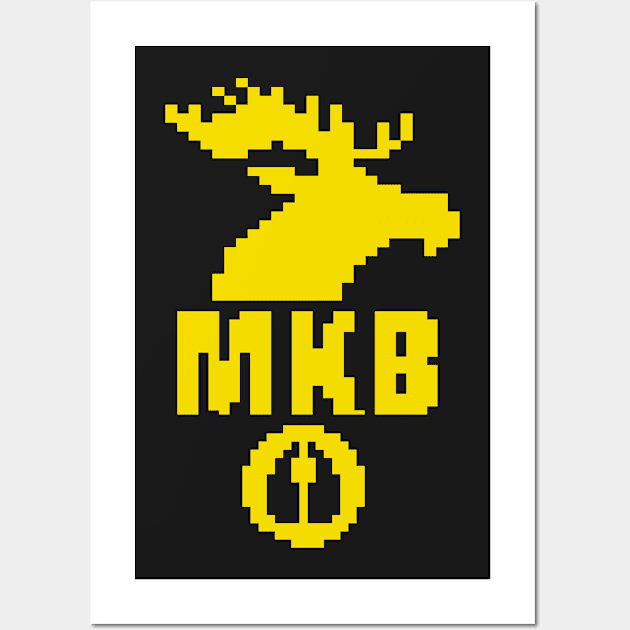 MKB 8 Bit Wall Art by shortdesign